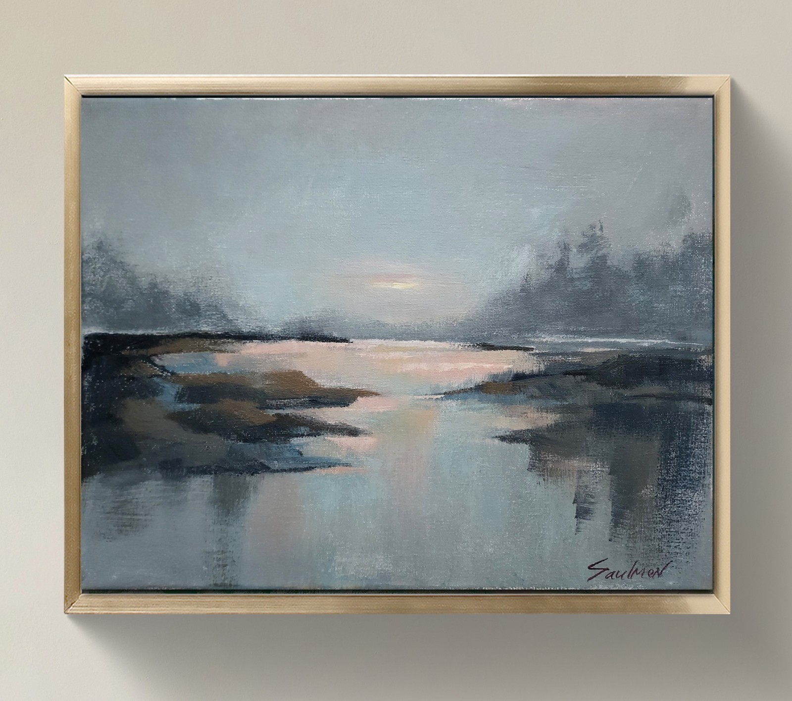 Original Impressionist Painting on 11 in x14 in Canvas – Signed by the Artist