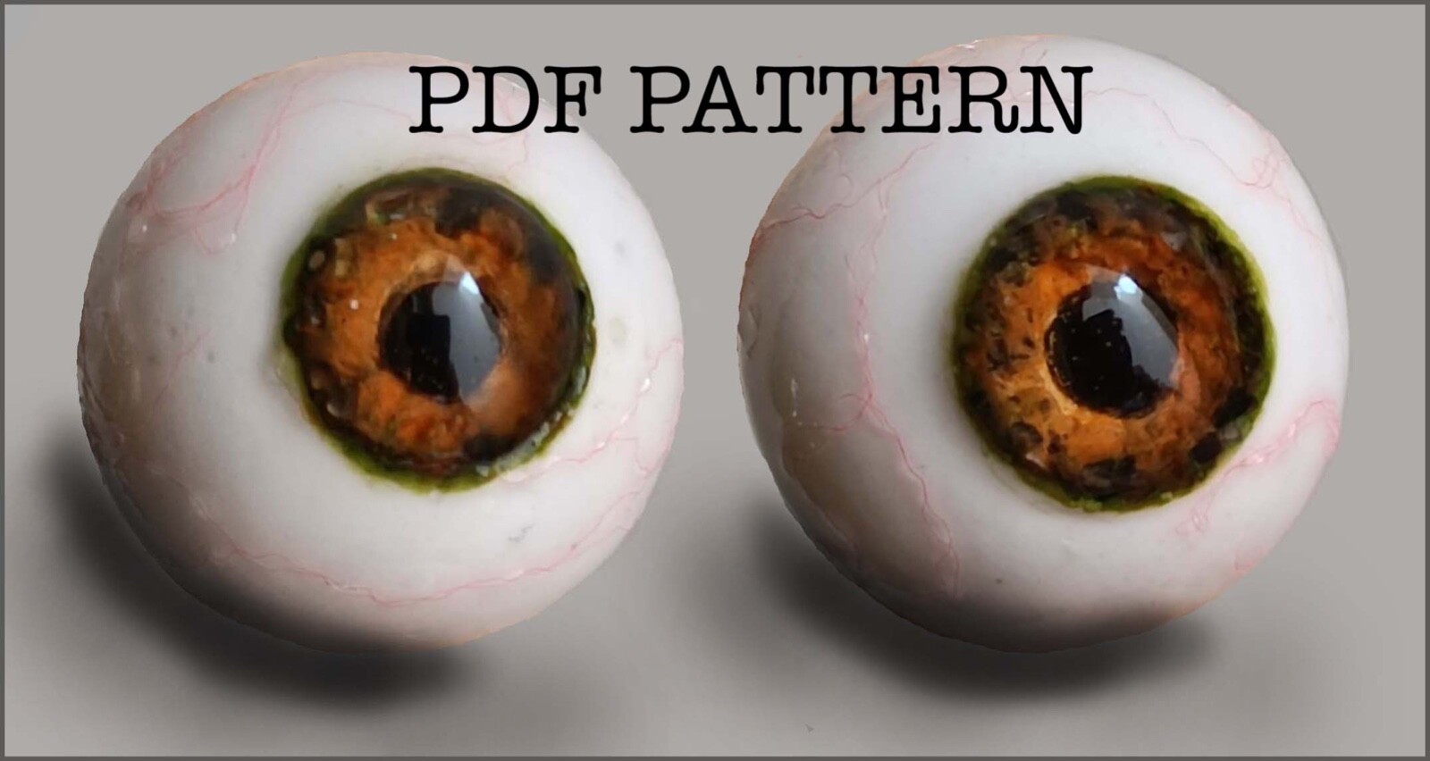 Pdf Pattern in English to create 22 mm eyes for Reborn or Baby ecoflex silicones