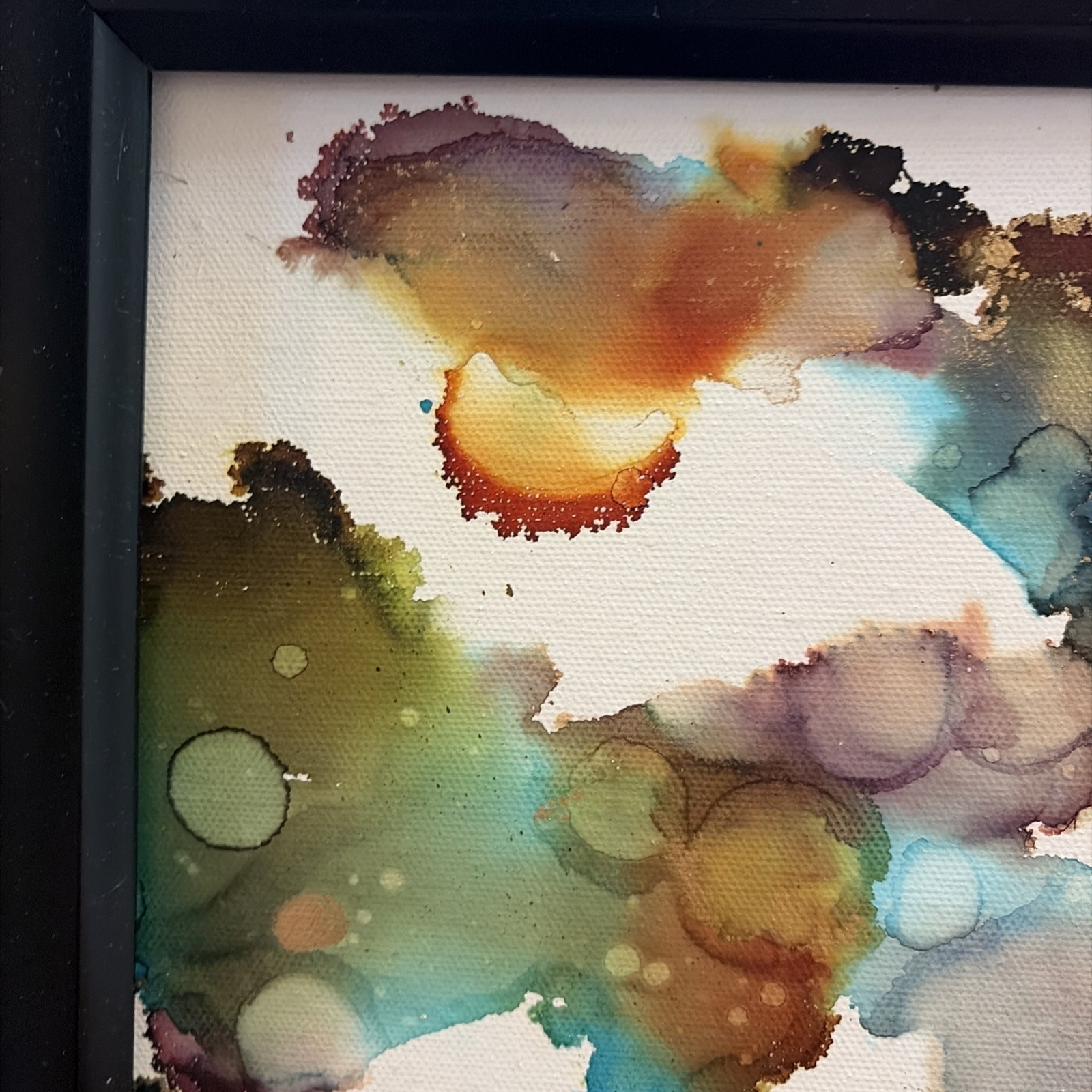 Abstract Alcohol Ink Art Work Signed -Ingrid Elizabeth Art 2022 (6)