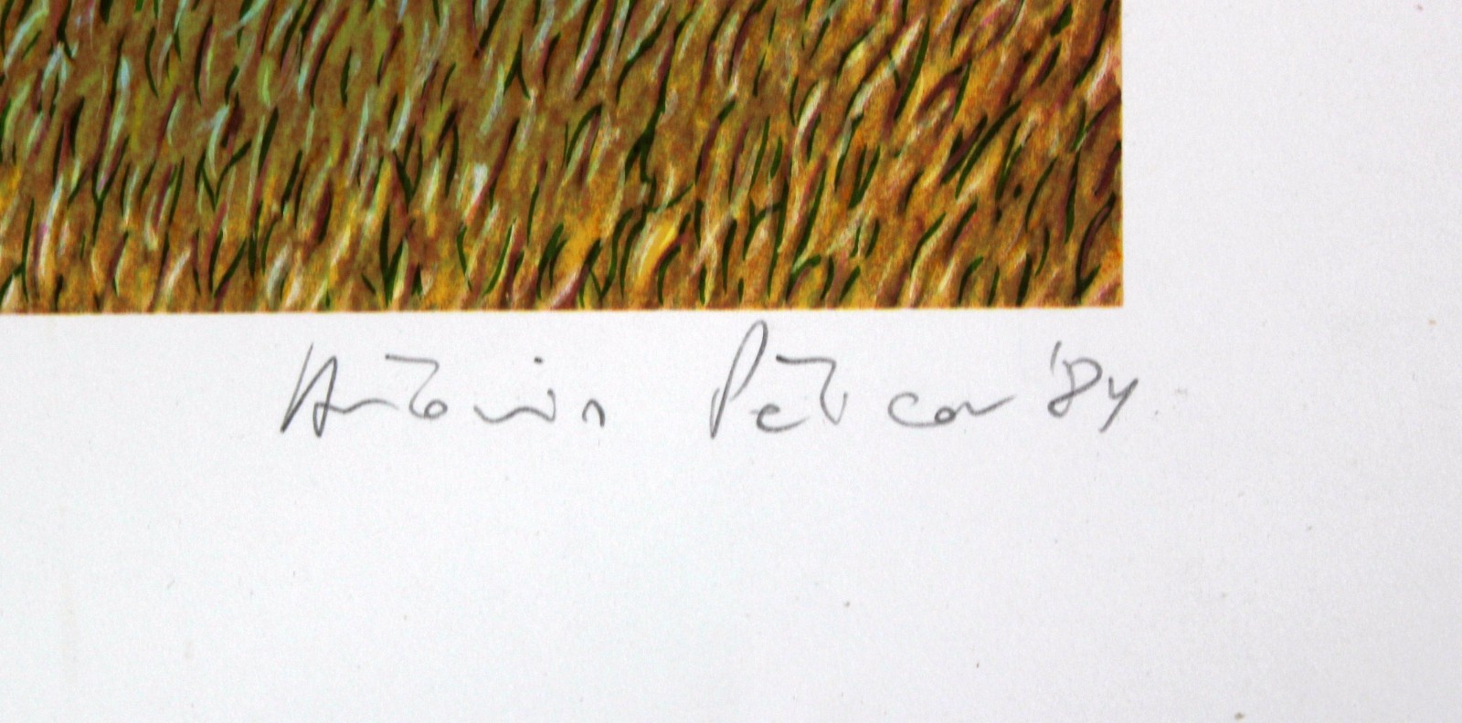 Antonio Peticov Original Serigraph Hand Signed Numbered Morning Song 1984