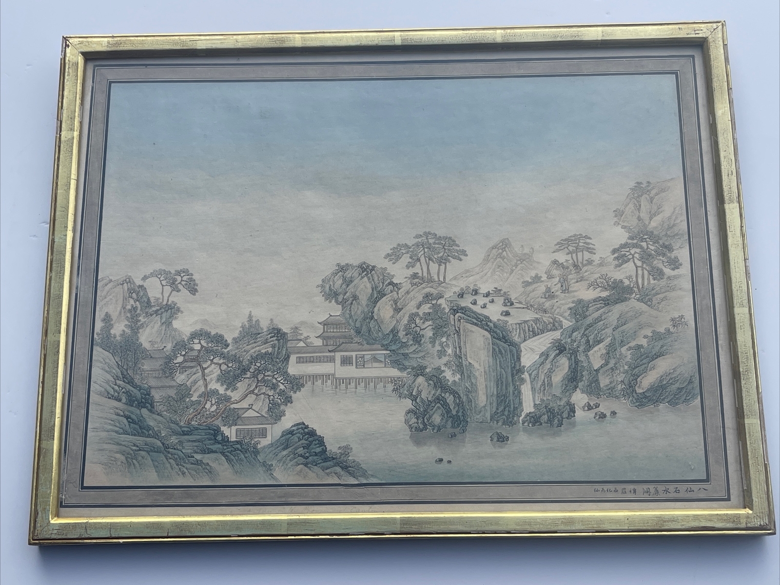 ANTIQUE FINE OLD CHINESE LANDSCAPE PAINTING SCHOLAR MASTER 18TH TO 19TH CENTURY
