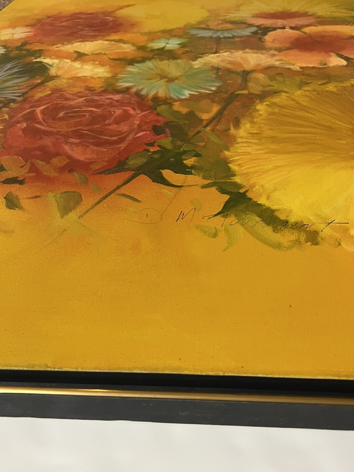Toussant Daniel Marie original canvas size 36×48 signed.
