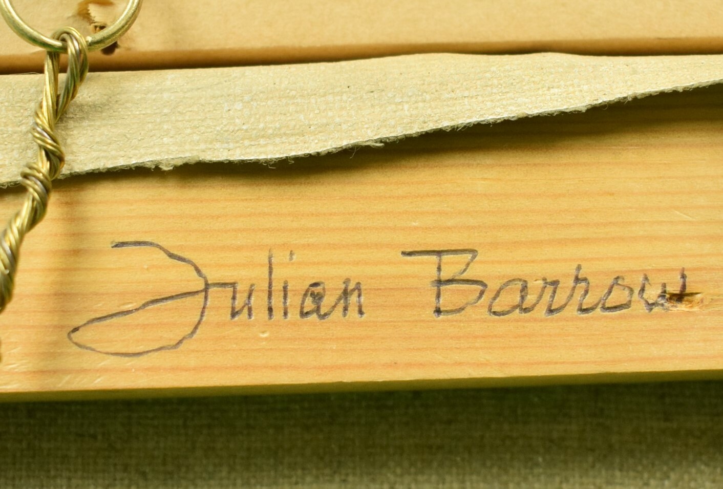 «Julian Barrow «Oakendale», ‘From Front Hall To Drawing Room’ 1993 Oil on Canvas