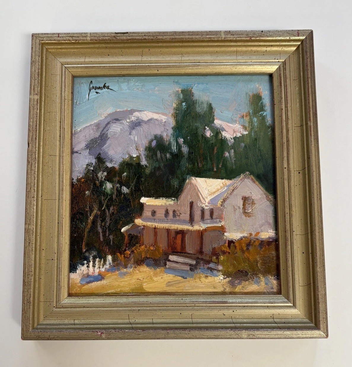 SUSAN GREAVES Original Oil Painting Landscape “French Gulch” House California