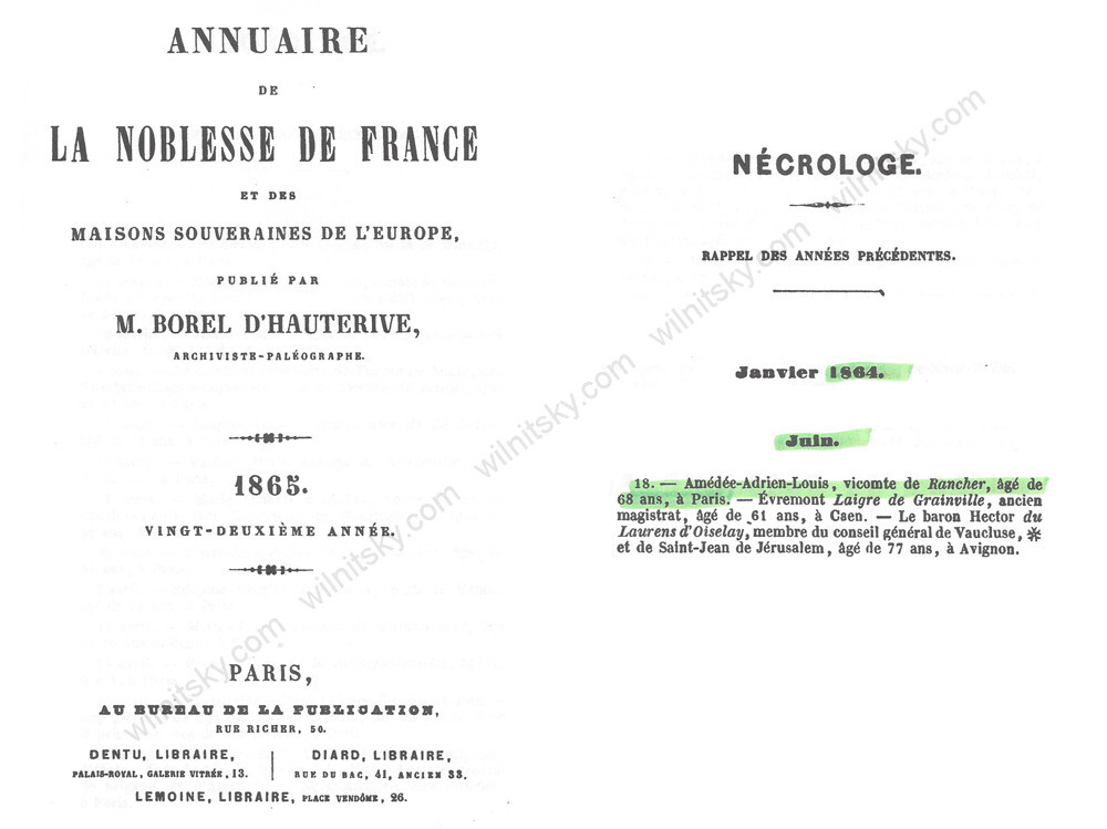 «Lieutenant Amédée de Rancher (2nd Cuirassiers of the French Royal Guards)»