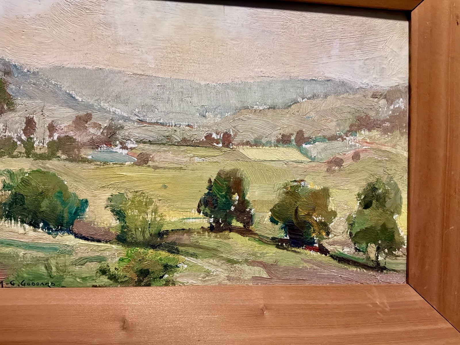 Signed Samuel Goddard 1883-1959 Impressionist Original Oil Painting Australia