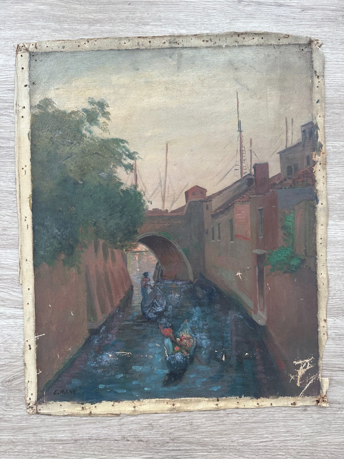 Edith Mann c.1910 American Impressionist oil painting New Hope PA woman artist