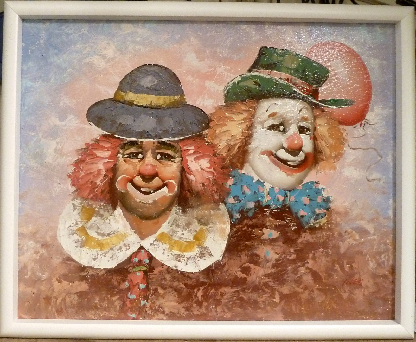 INES! PORTRAIT OF TWO CLOWNS