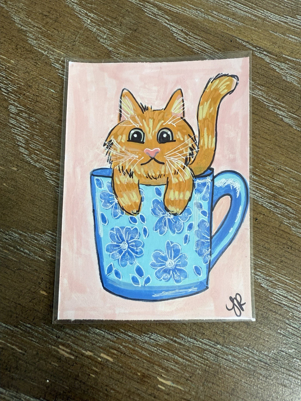Original ACeO, Acrylic Painting, Baby bomber, Laceysloftco