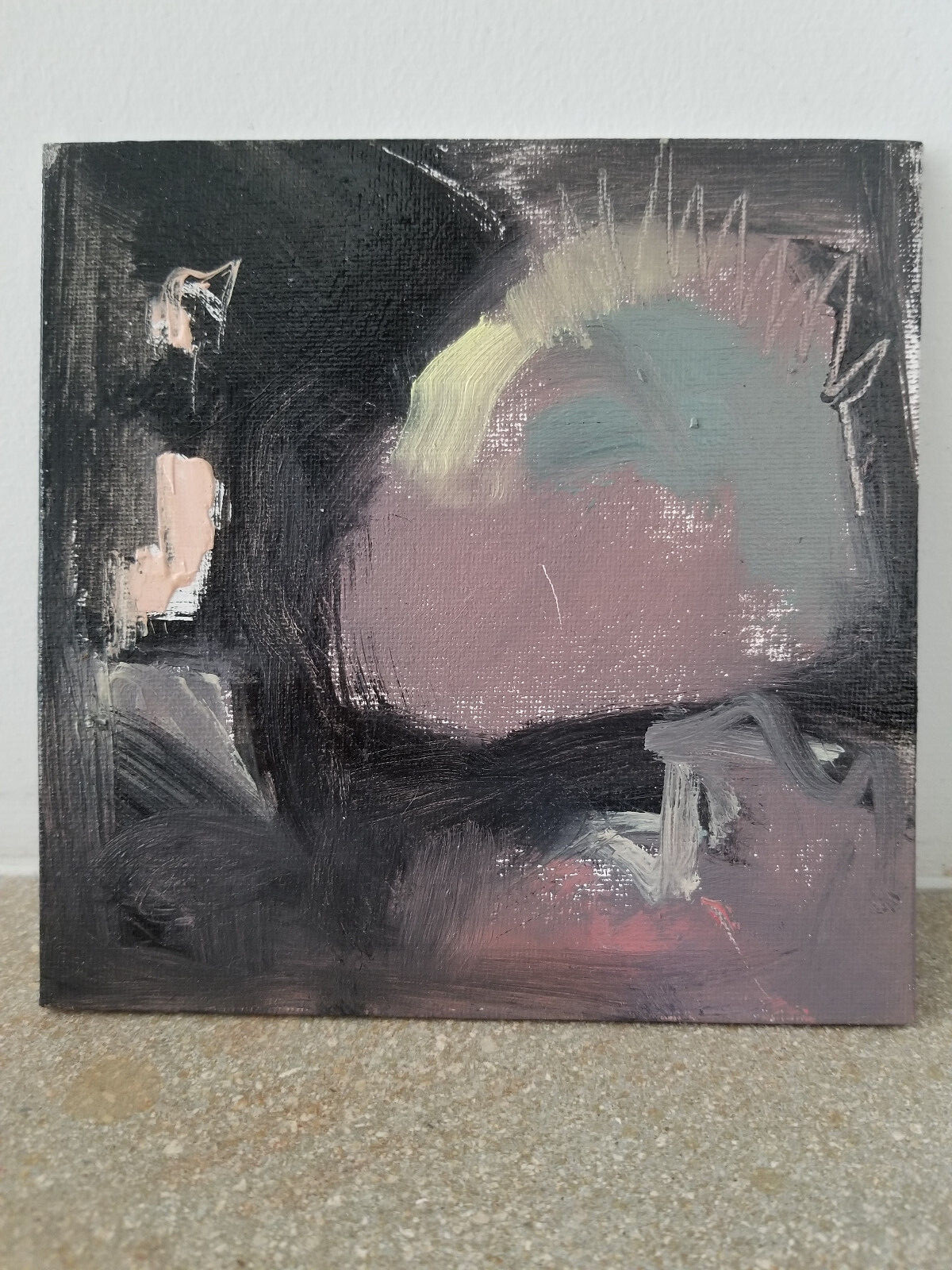 TWOBADARTISTS Original Abstract Expressionism Oil Painting Cool New Art 6×6