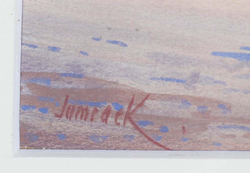 Jamrack – 20th Century Gouache, Desert Scene