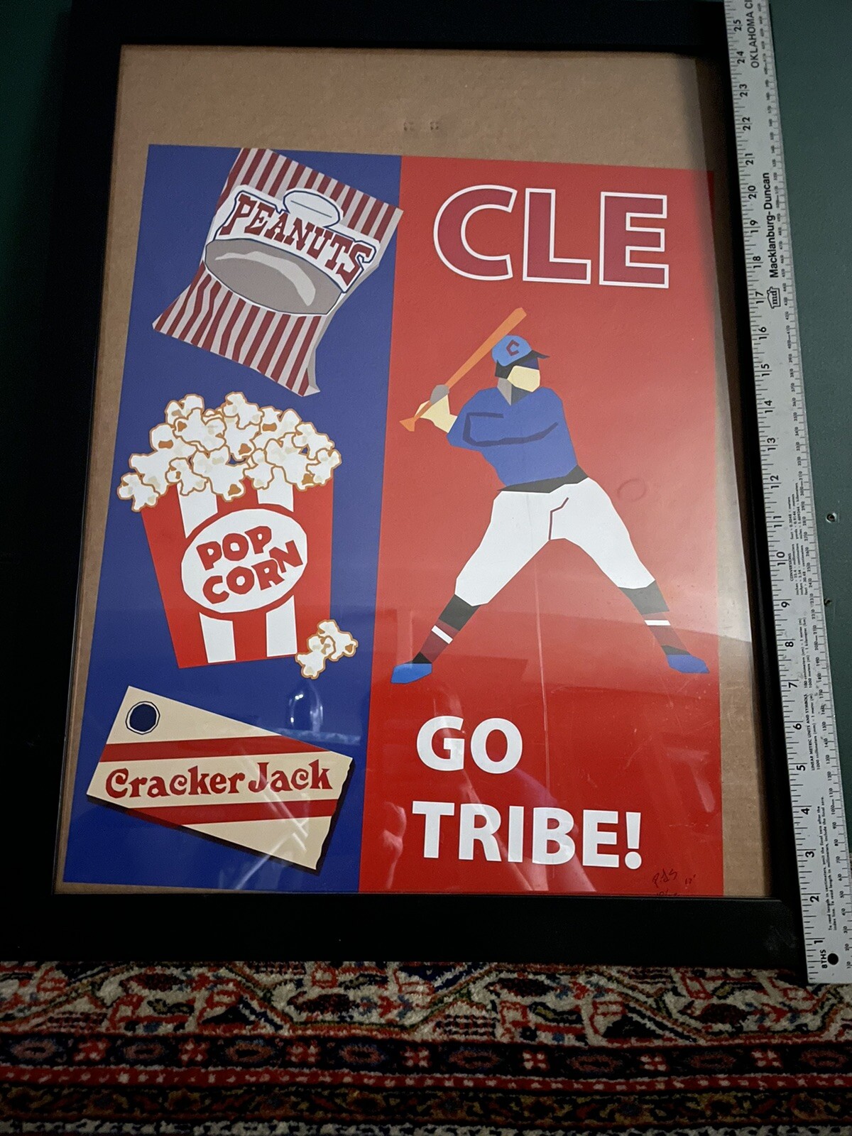 Cleveland Indians Original Artwork / Poster by local CLE artist