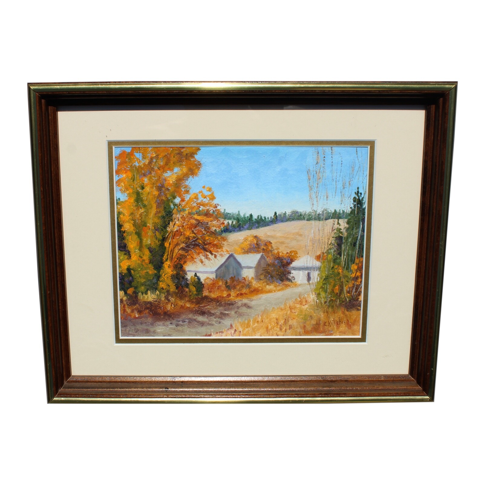 VOLCANO CALIFORNIA LANDSCAPE PAINTING CARLOTTA RITCHIE SIERRA NEVADA FOOTHILLS