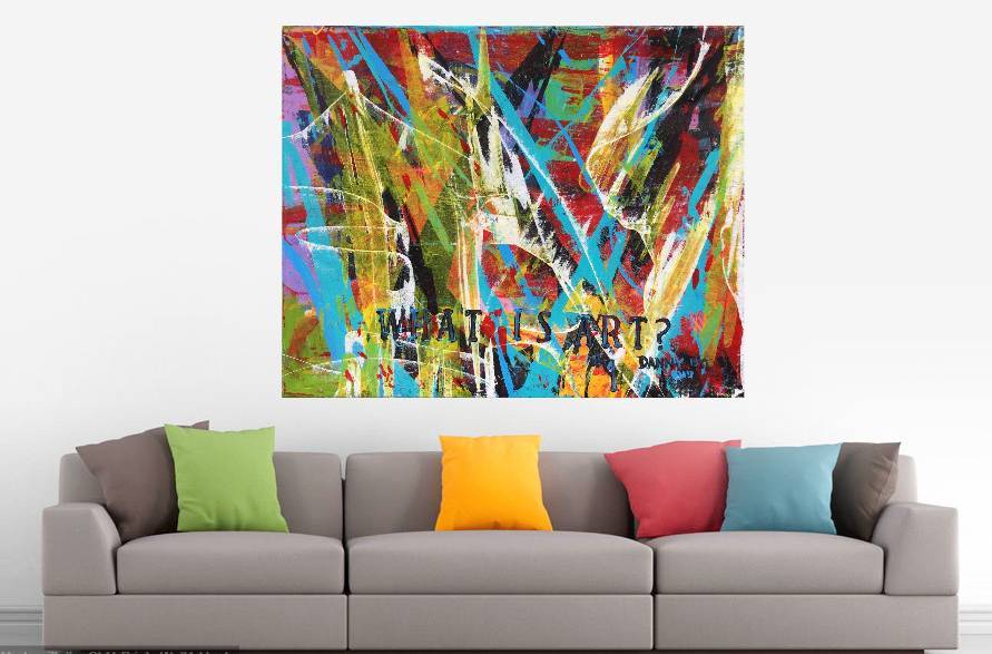 LARGE CONTEMPORARY ORIGINAL MODERN ABSTRACT CANVAS PAINTING ART Dan Byl 4x5ft