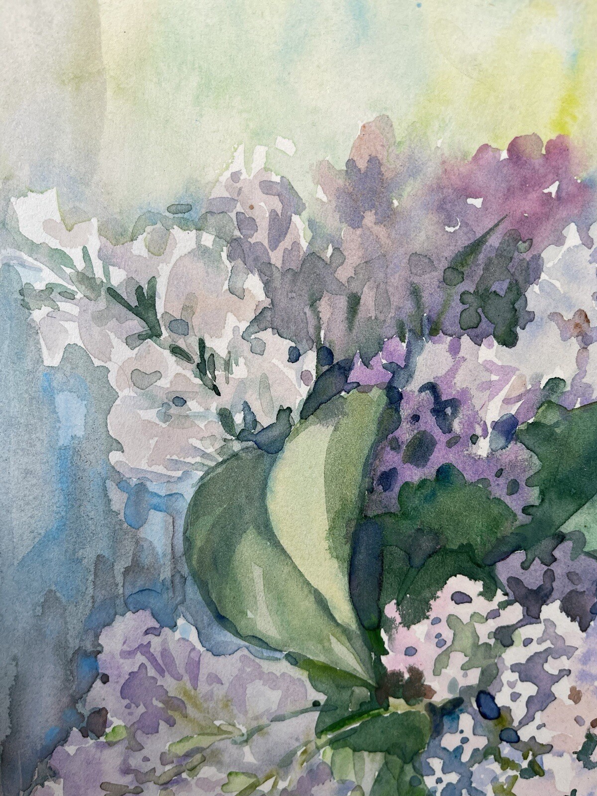«Bouquet Of Lilac» Ukraine. Original Work Of Ukrainian Artist Watercolour