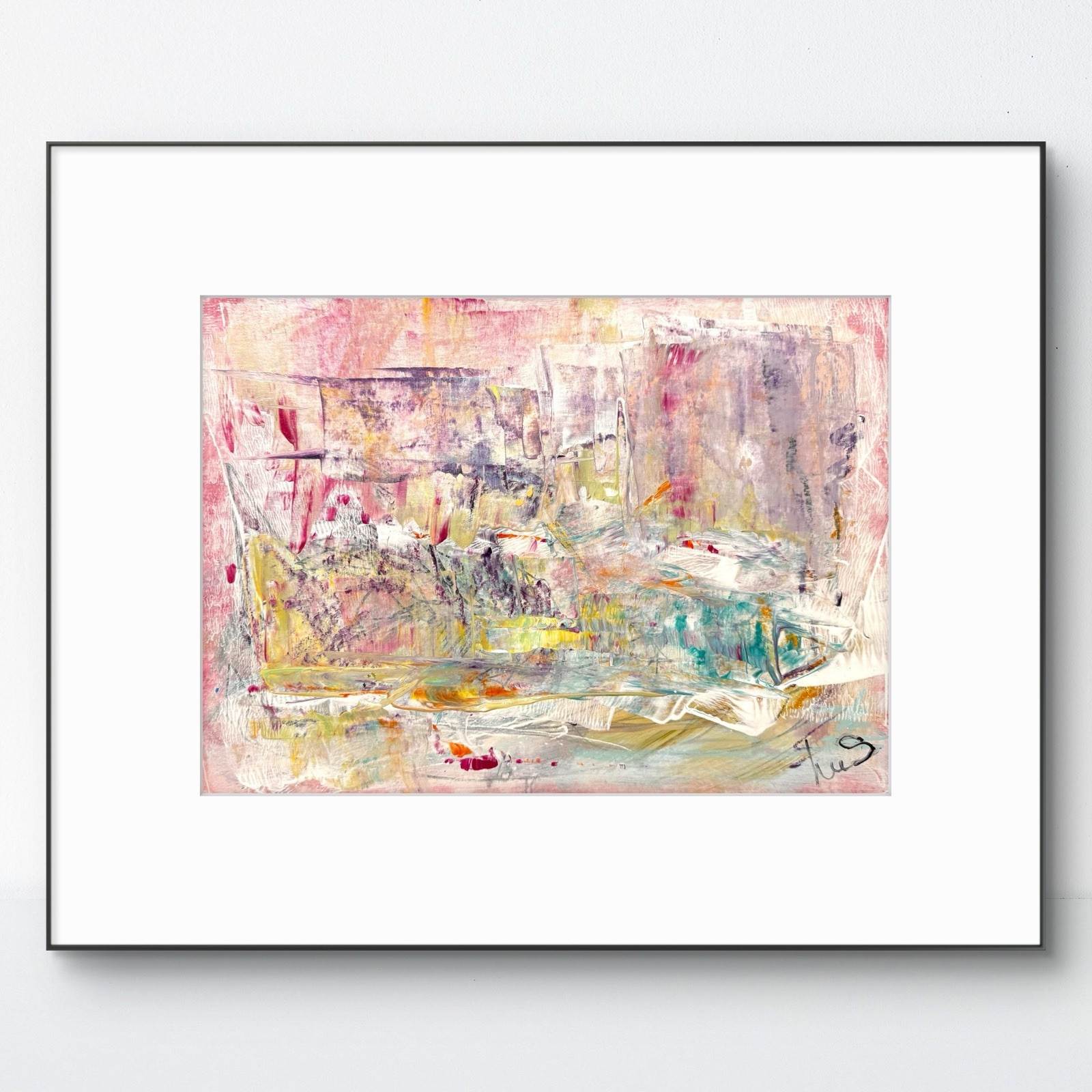 SAMATOWIC Original Abstract Minimalist 9×12 Handmade Signed Fine Art 27