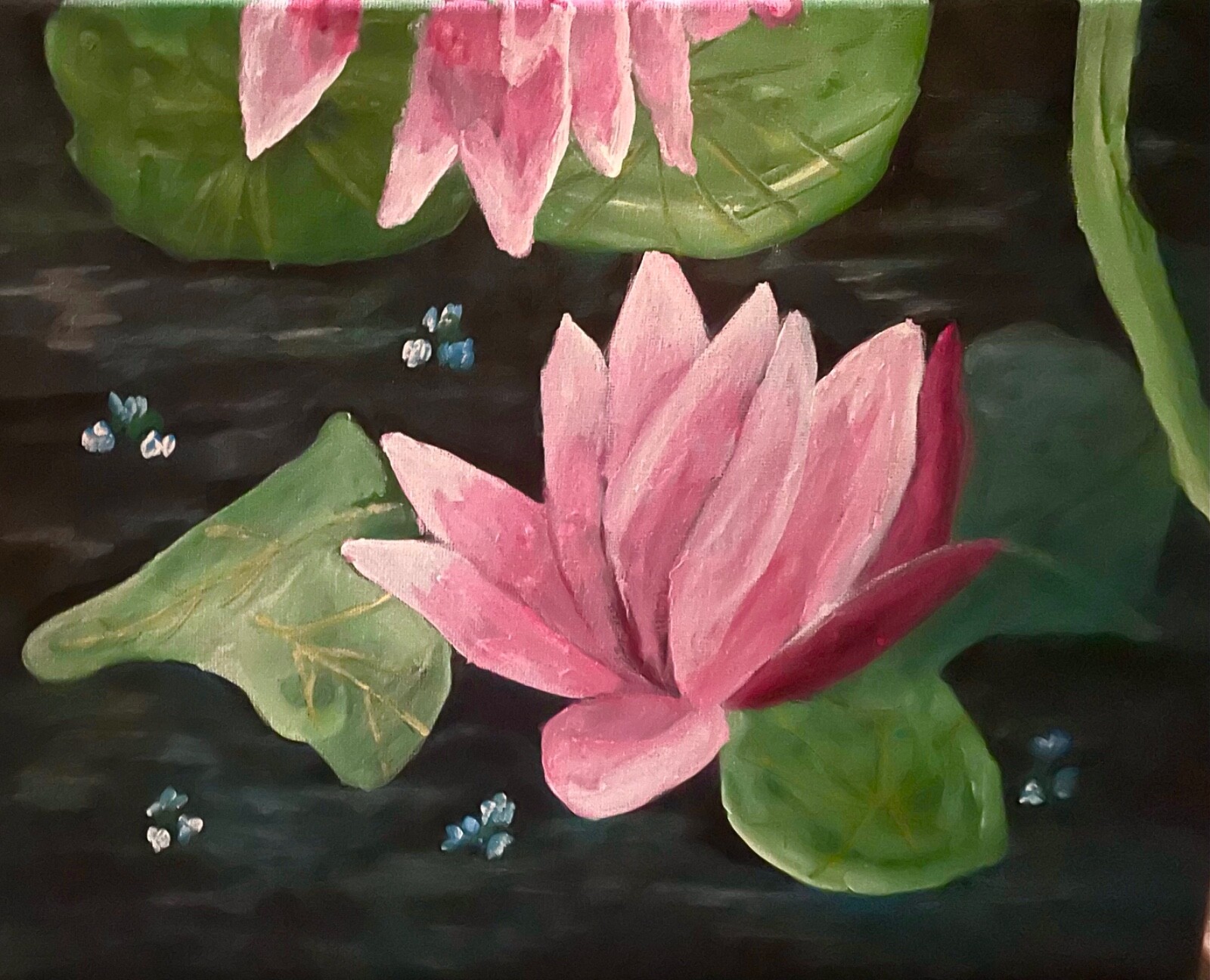 Water Lilly Painting by Dia, EBSQ