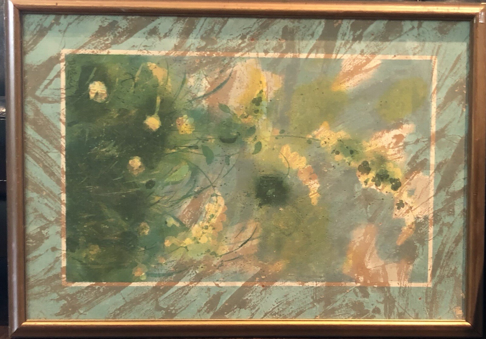 MCM Original Hermann Dietrich Grunewald ImpressionIsm Art Painting Chalk? Signed