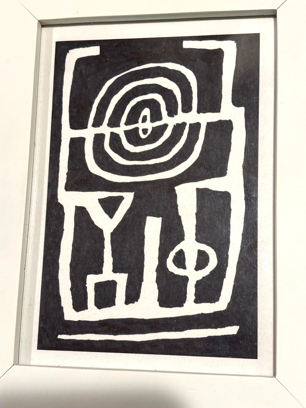 William Brice, Sig., Abstract Ink Drawing, Geometric, Modernist, California/NYC