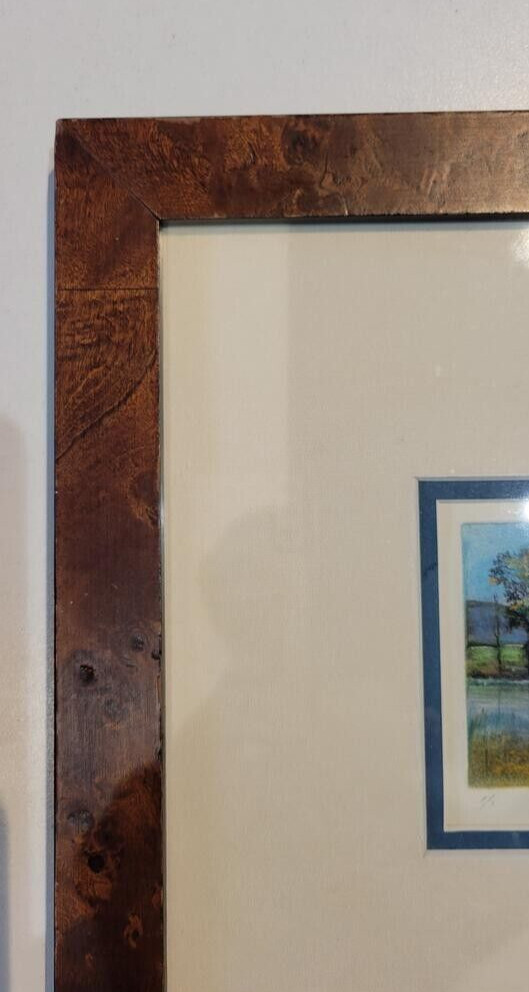 Charels, «Channel» 1/1, Hand painted Etching, Framed