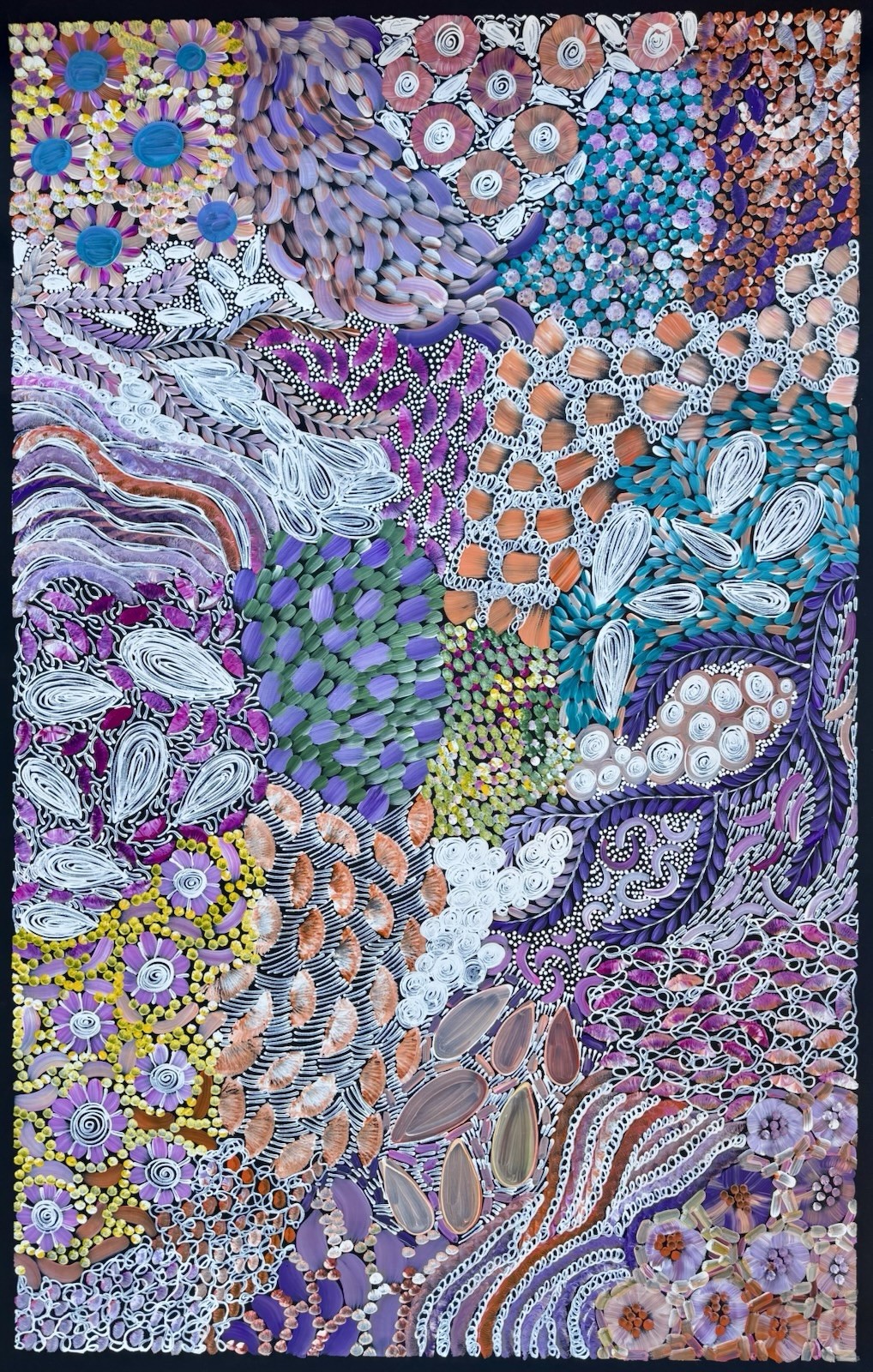 Karen Bird Ngale. Highly collectable Aboriginal art. Inc,COA and Photo’s