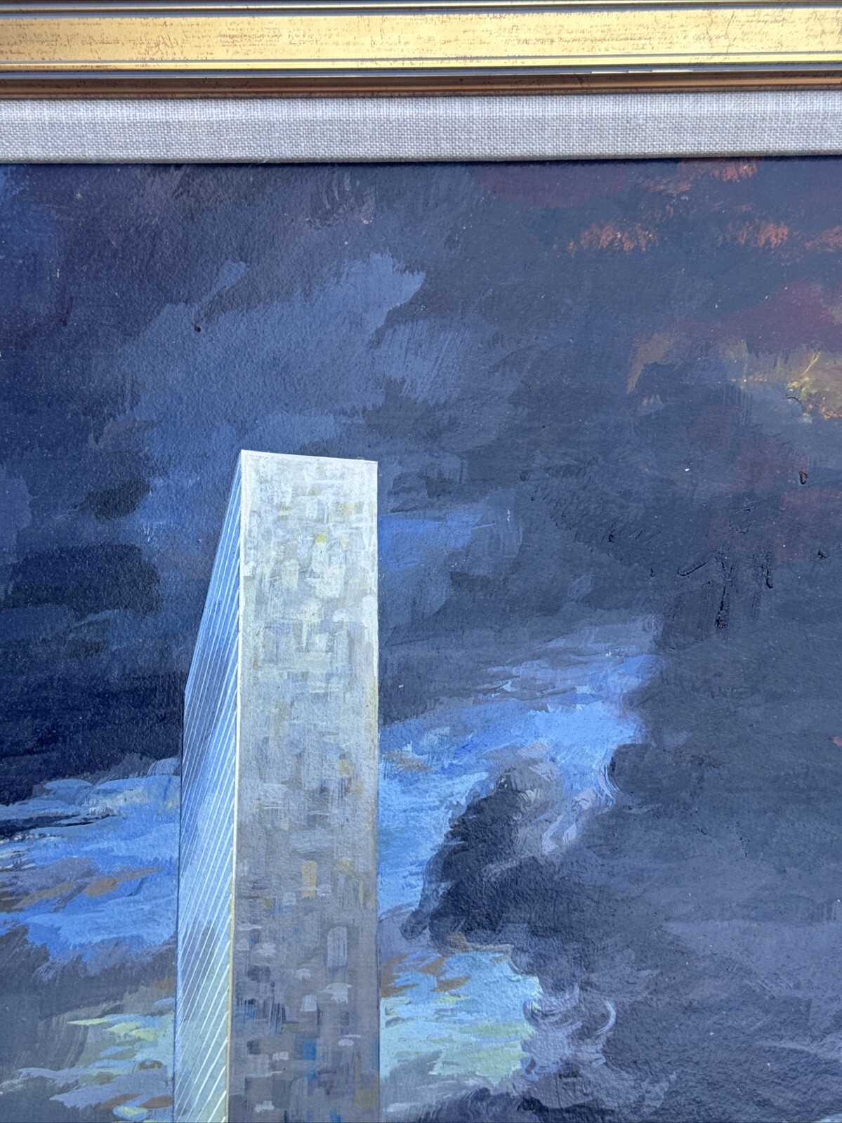 INDUSTRIAL CITY PAINTING URBAN CONSTRUCTION ILLUSTRATION REGIONALISM WORKERS