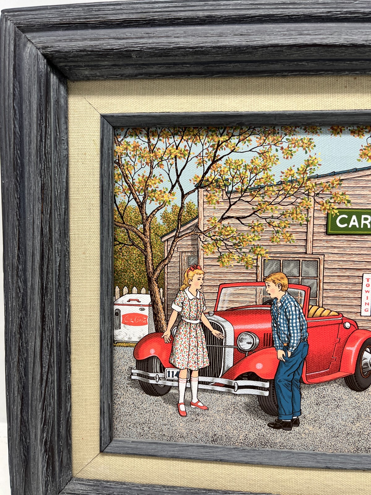 C Carson Painting Garage Mobil Gas Fuel station Automotive Auto shop picture