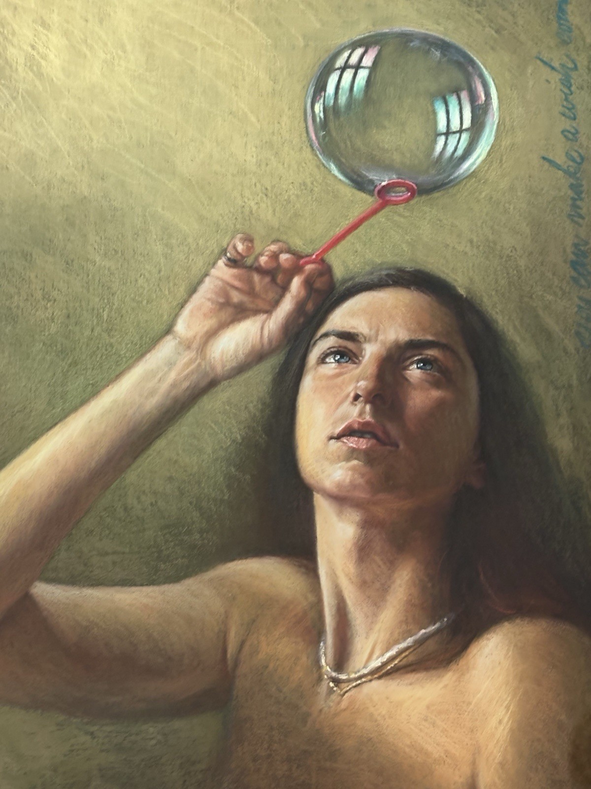 Gregory Biolchini (American, b. 1948) Make a Wish, Pastel on Paper