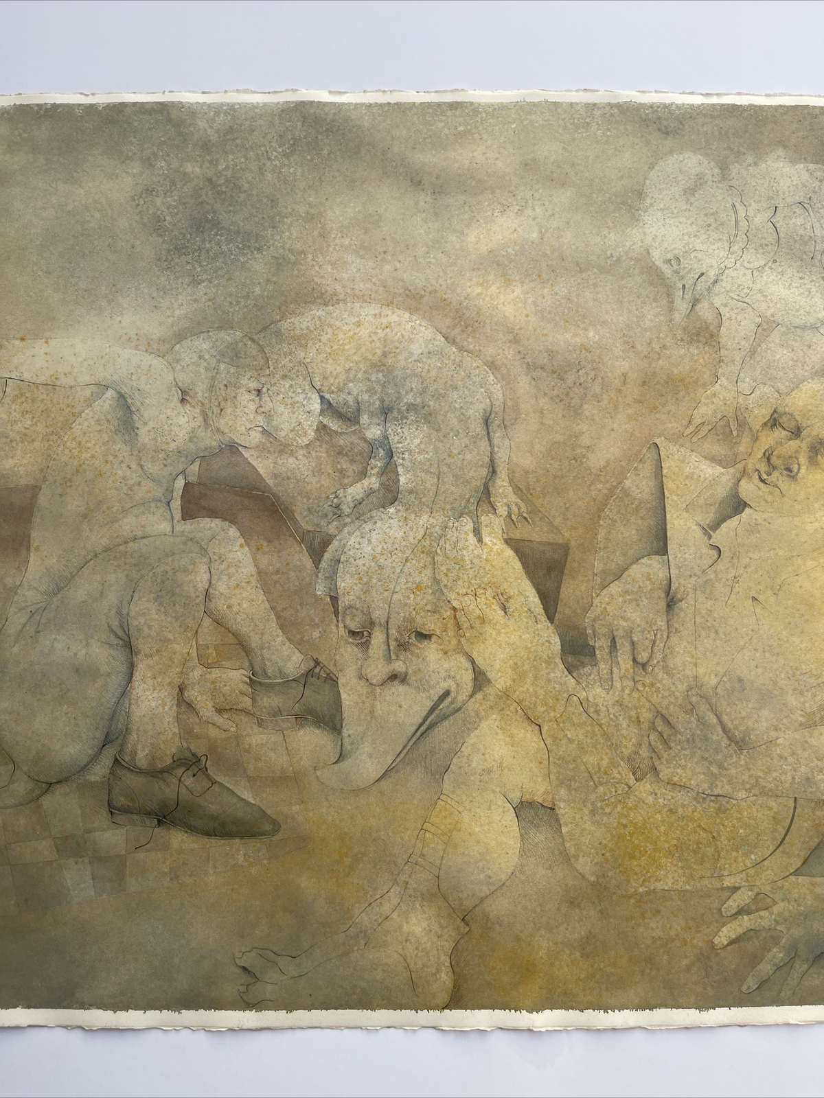 SURREALISM PAINTING ABSTRACT EXPRESSIONISM LISTED FAMOUS MARTIN MARIO DEL CAMPO
