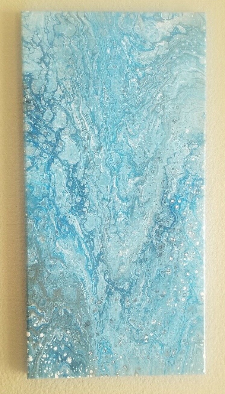 NEW – Original Acrylic Painting, Fluid Art, Abstract, Wall Art, Paint Decoration