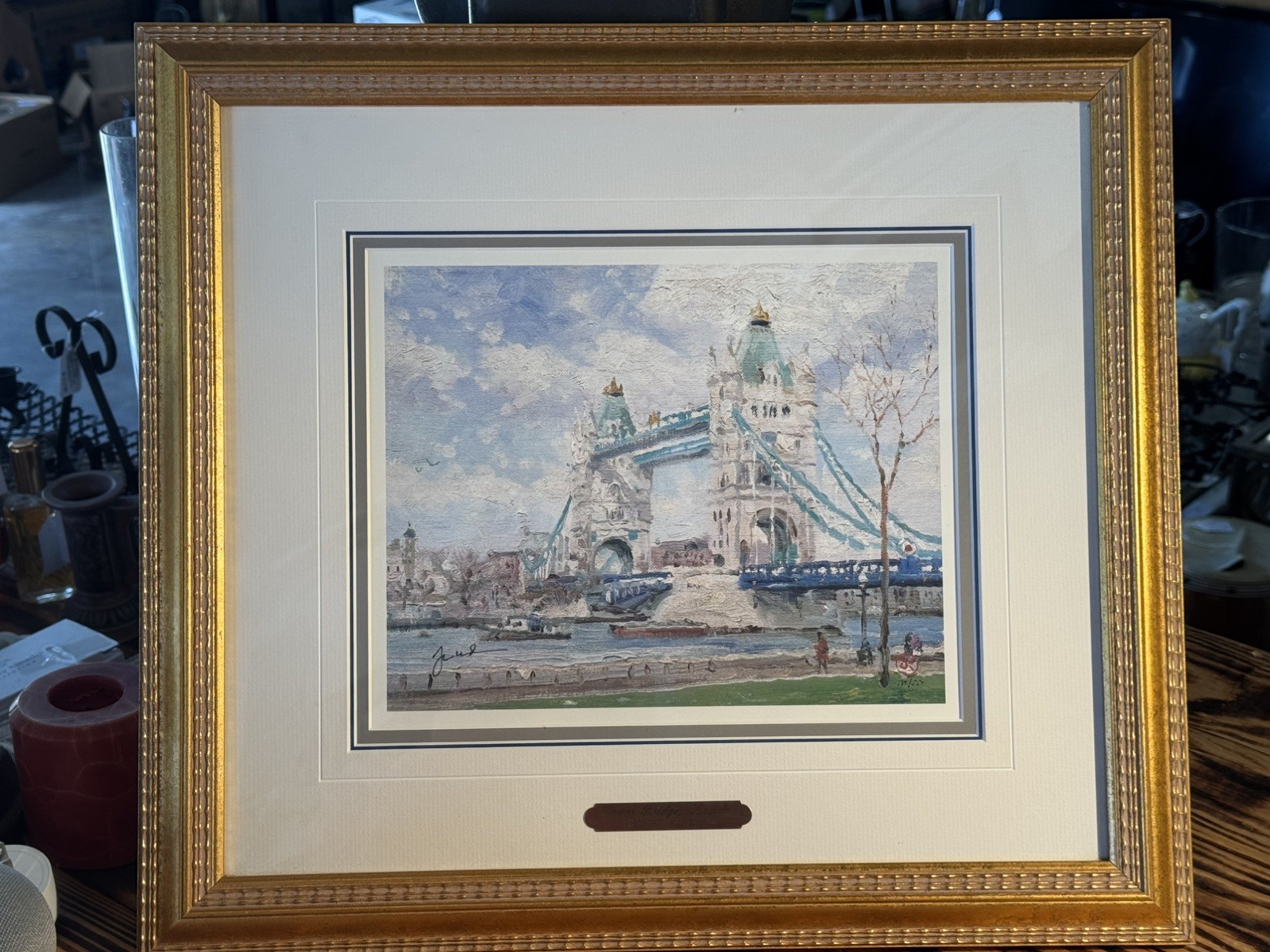 Thomas Kinkade Tower Of Bridge London 190/550 Limited Edition *SIGNED*