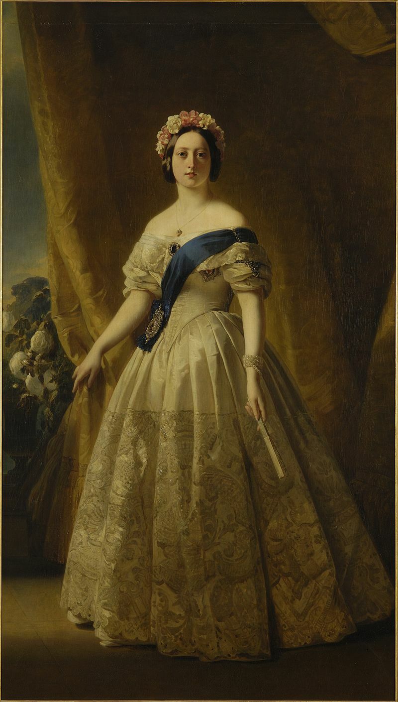 Oil Painting repro Franz Xaver Winterhalter Victoria of the United Kingdom
