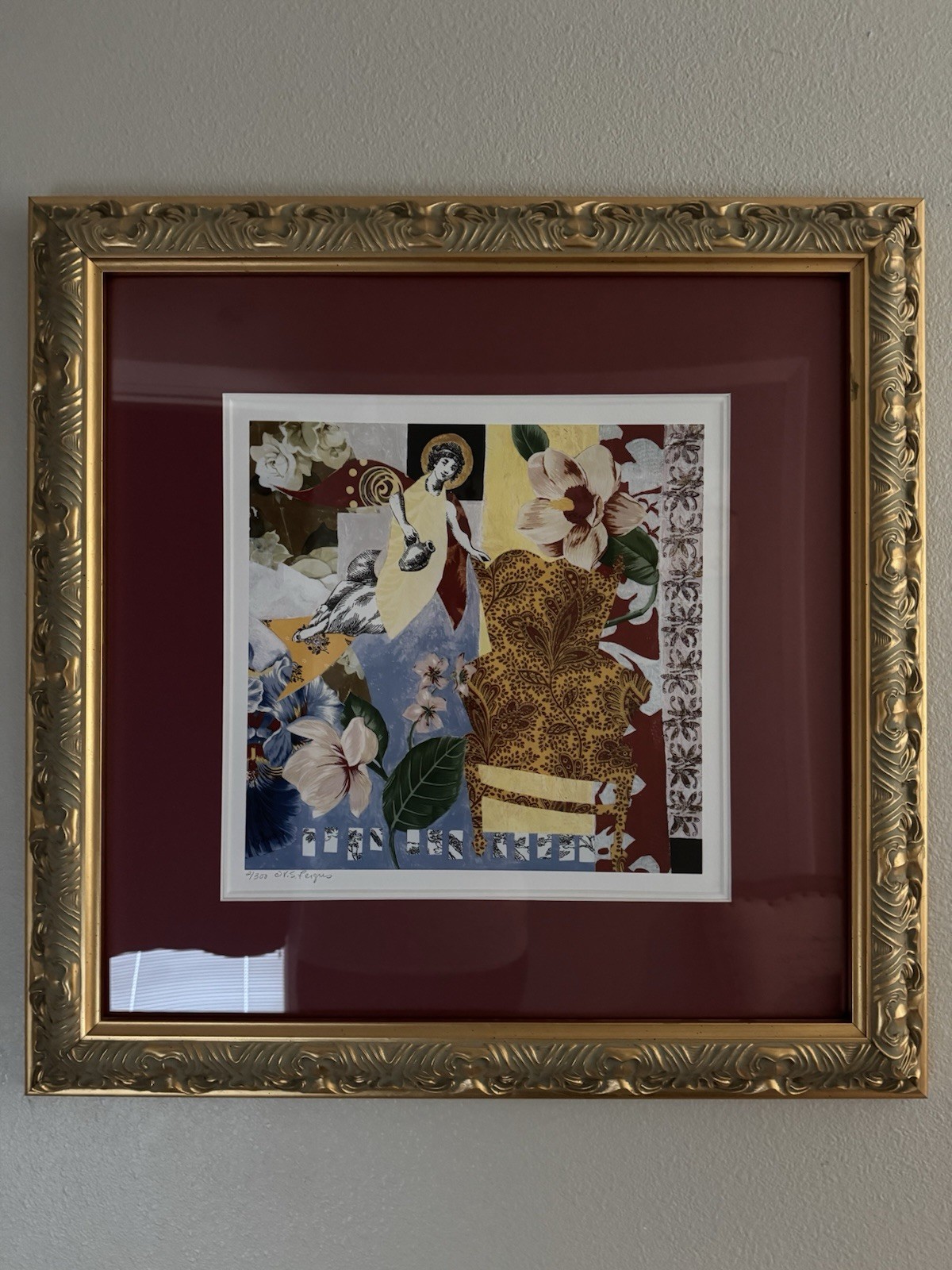 Virginia Sorsby Fergus «Chair in the Garden of th Bird Girl» Giclee Reproduction