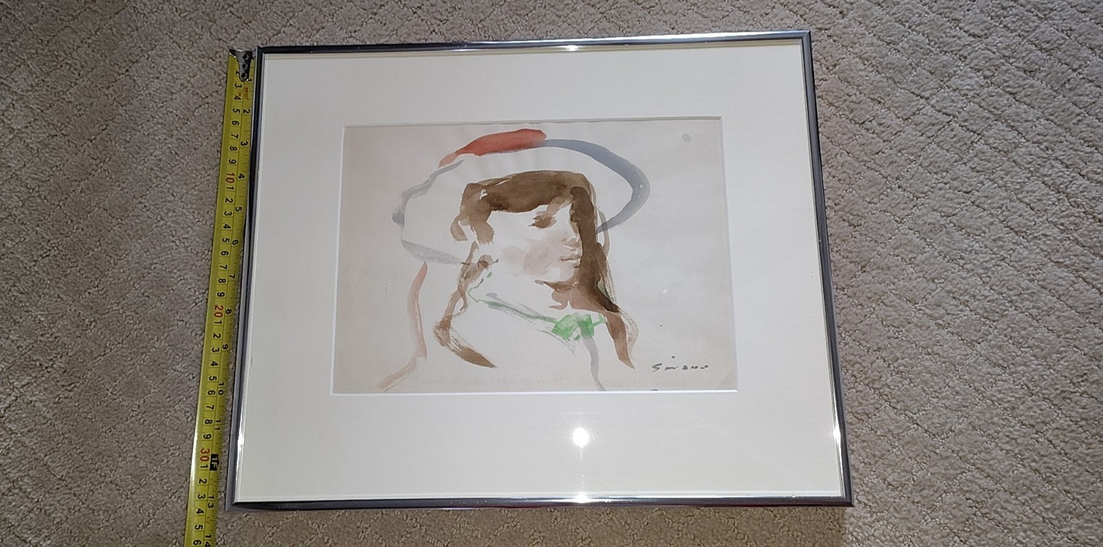 ANDRE GISSON (1921-2003) AMERICAN WATERCOLOR PAINTING SIGNED ORIGINAL ∆ 13 X 16