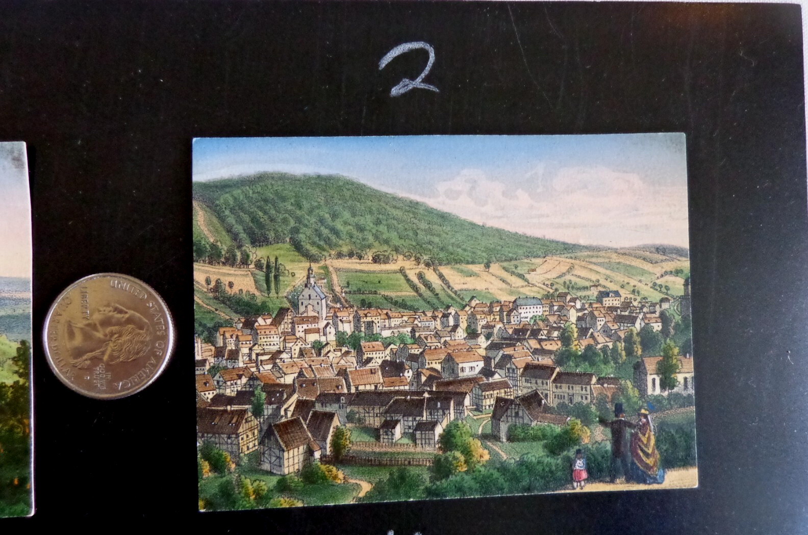 AFTER and ATTRIBUTED to GUSTAV FRIEDRICH ADOLF TAUBERT 7 MINIATURE RARE ETCHINGS
