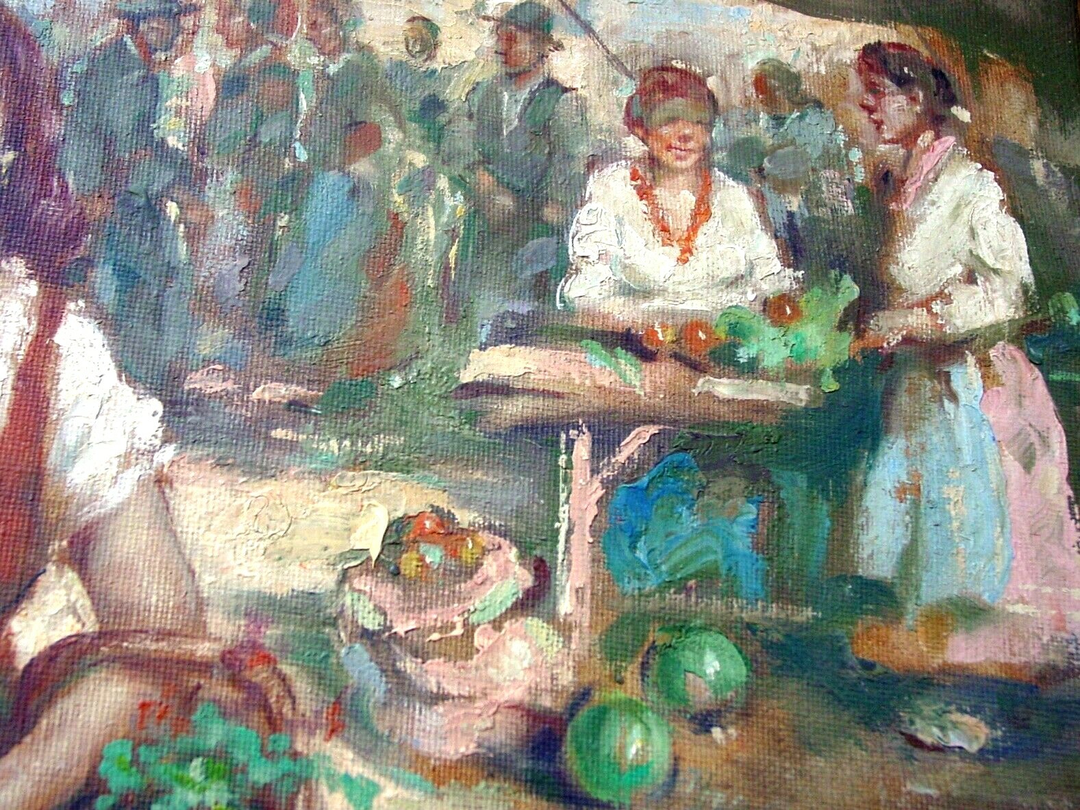 LISTED HUNGARIAN ARTIST ARISZTID SZENDY 1903-1972 FINE ORIGINAL OIL PAINTING