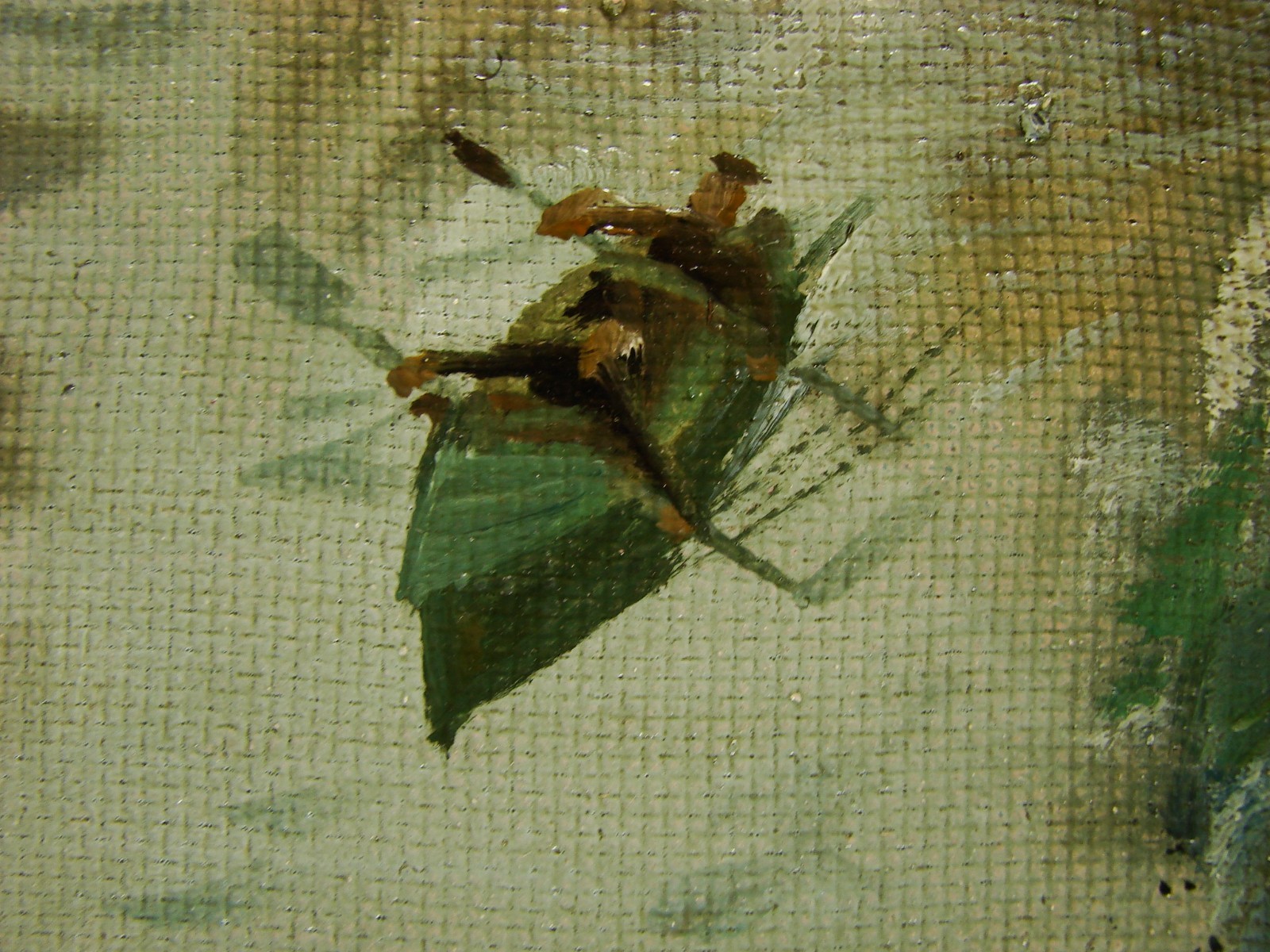Ukrainian Soviet USSR oil painting impressionism realism river kayak boat rest