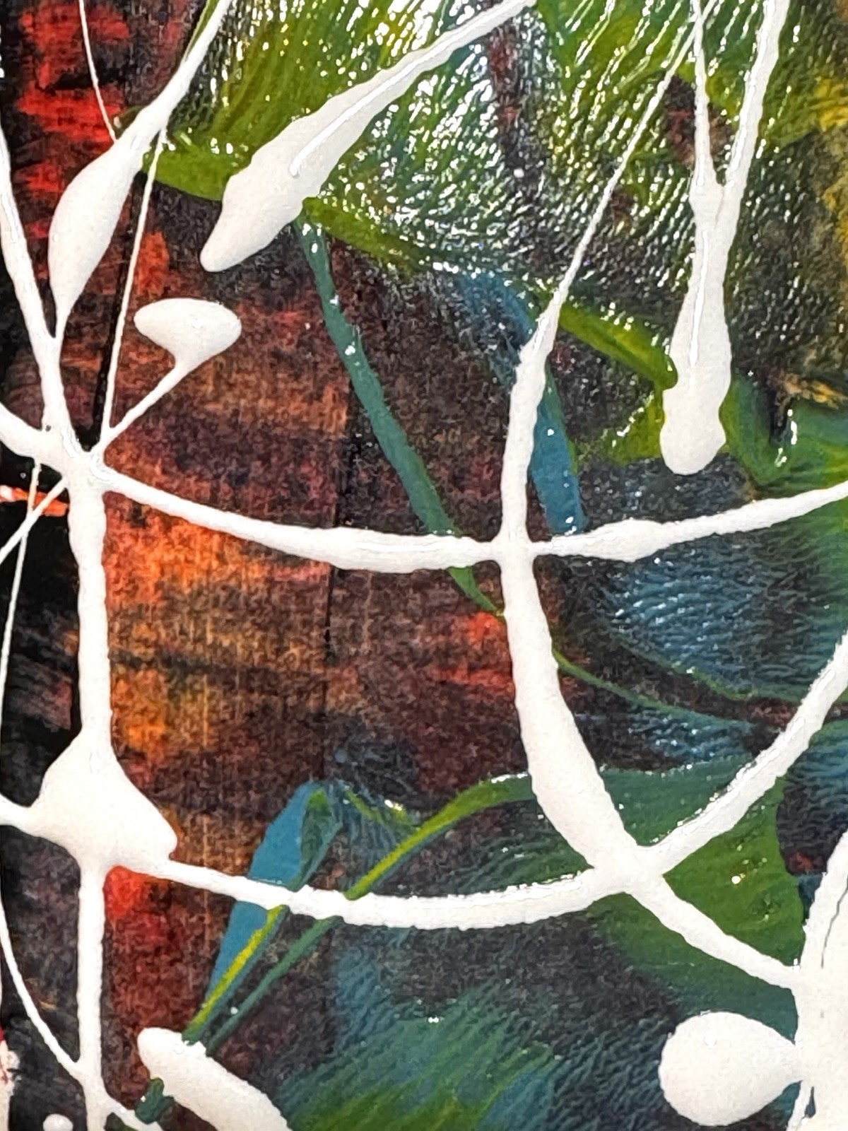 Original Abstract Expressionism 9×12 Handmade Unique Signed Fine Art 11