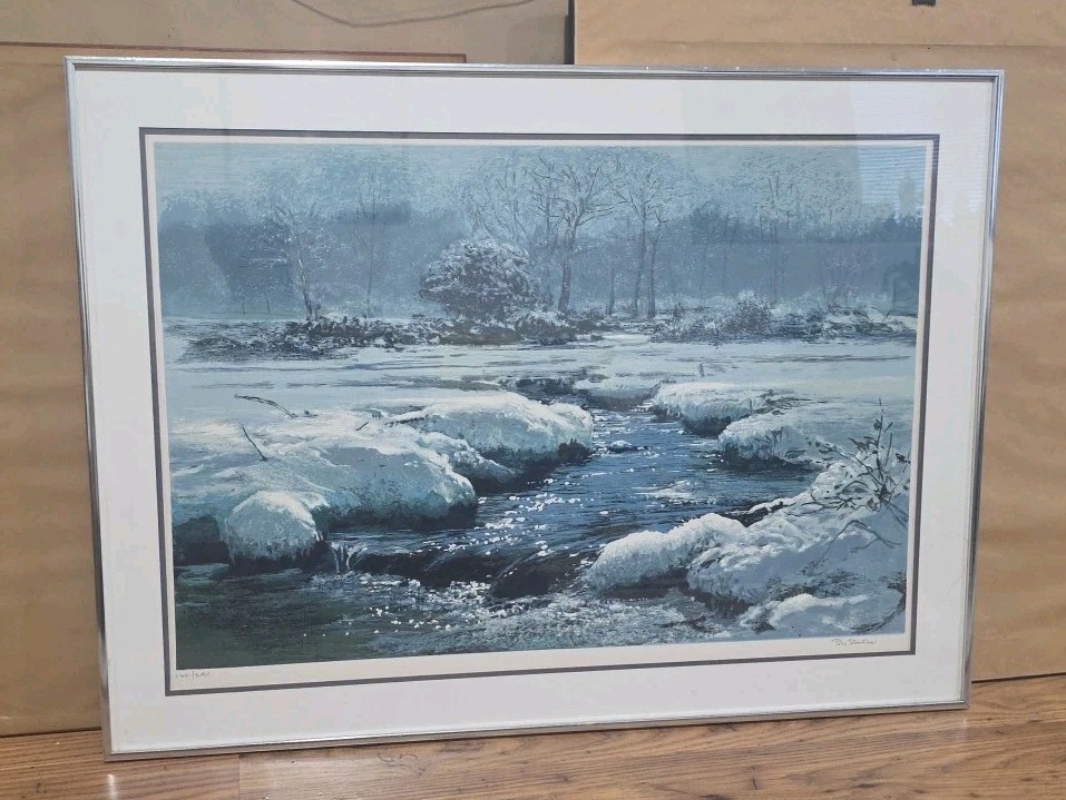 Peter Ellenshaw “Crystal Stream”Limited Edition”Signed Serigraph Print 36”x26.5”