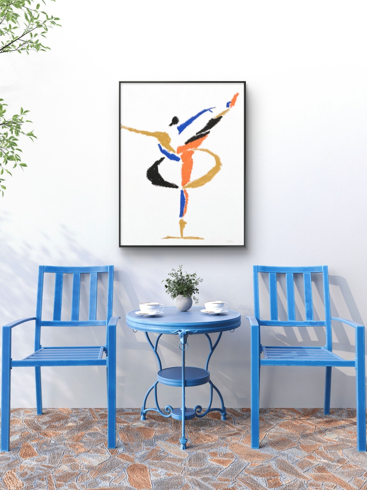 Meditation Art Yoga Boho Zen Woman Spiritual Mindfulness 11 by 14 Canvas