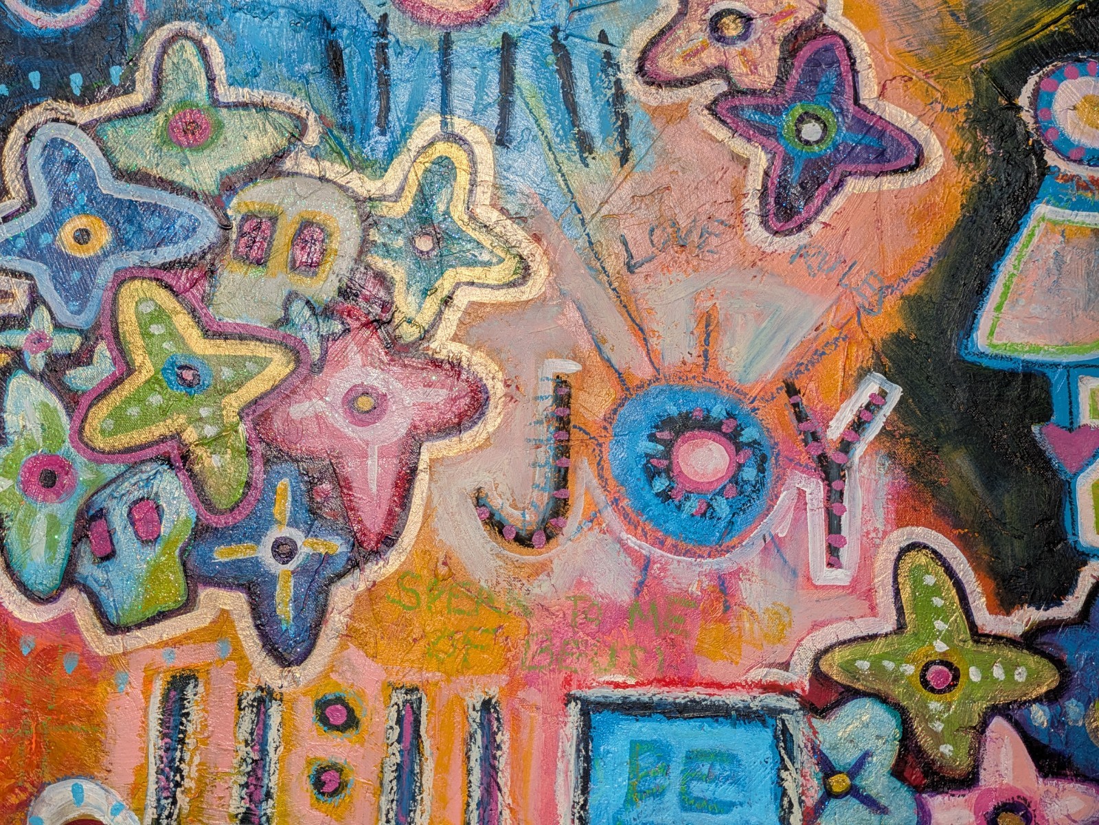LONG LIFE, JOY, PROSPERITY – K. Bickman, White Tara 6′ x 11′ Exclusive Fine Art