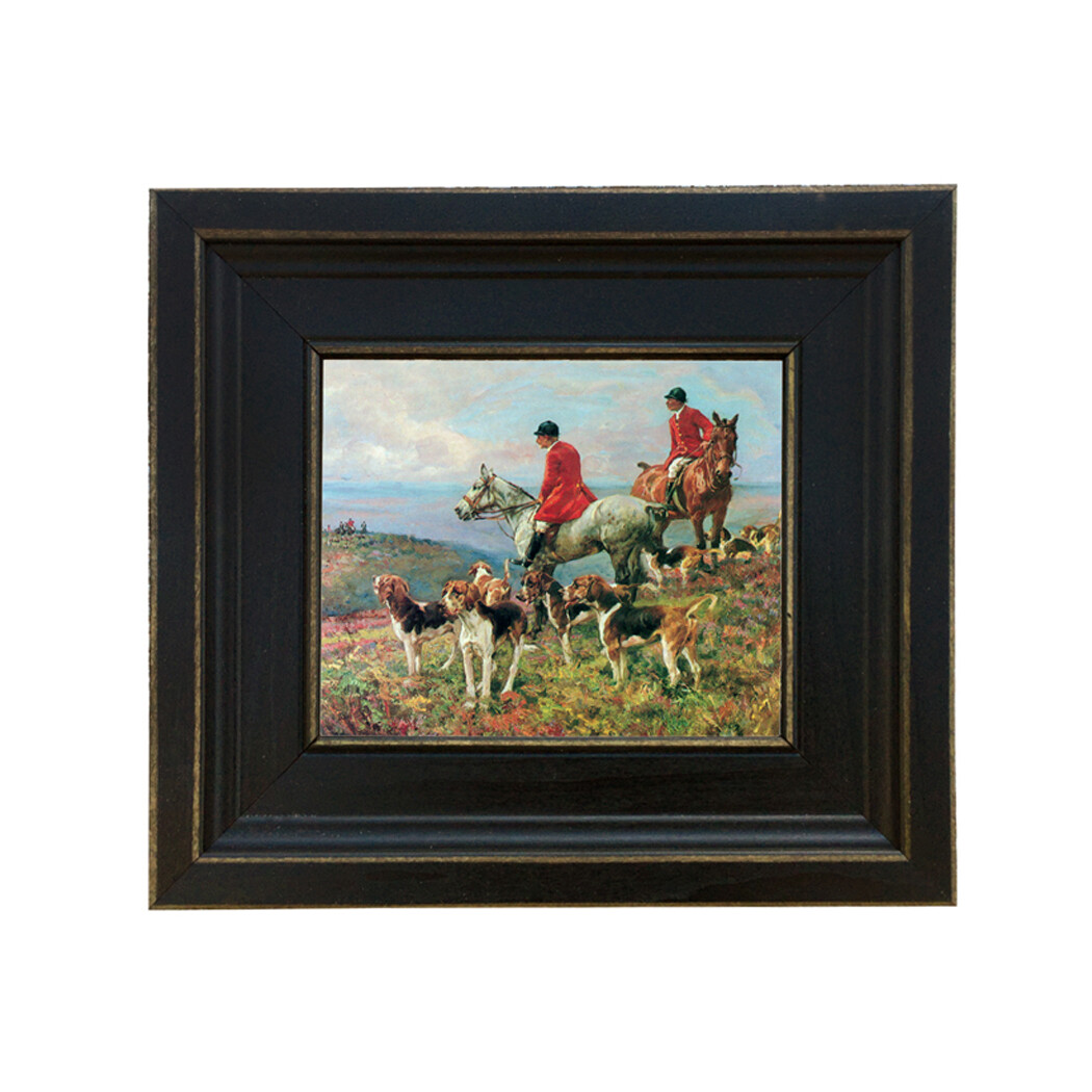 Hunting Scene (c. 1908) Oil Painting Print Reproduction On Canvas