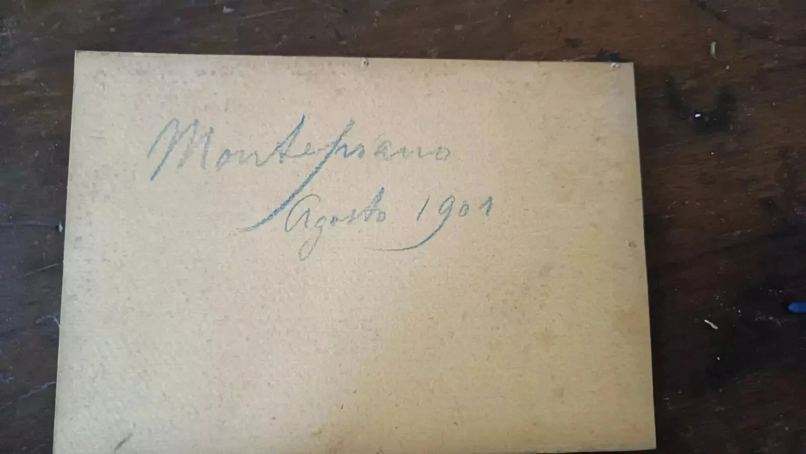 antique painting dated 1901 signed G.B.MASCARI depicting Montepiano Vernio