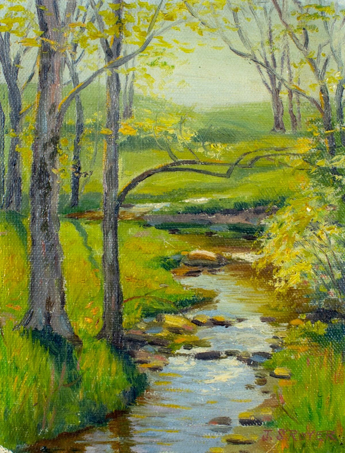 Jacob Royer (Ohio,1883-1959) oil painting antique 130882