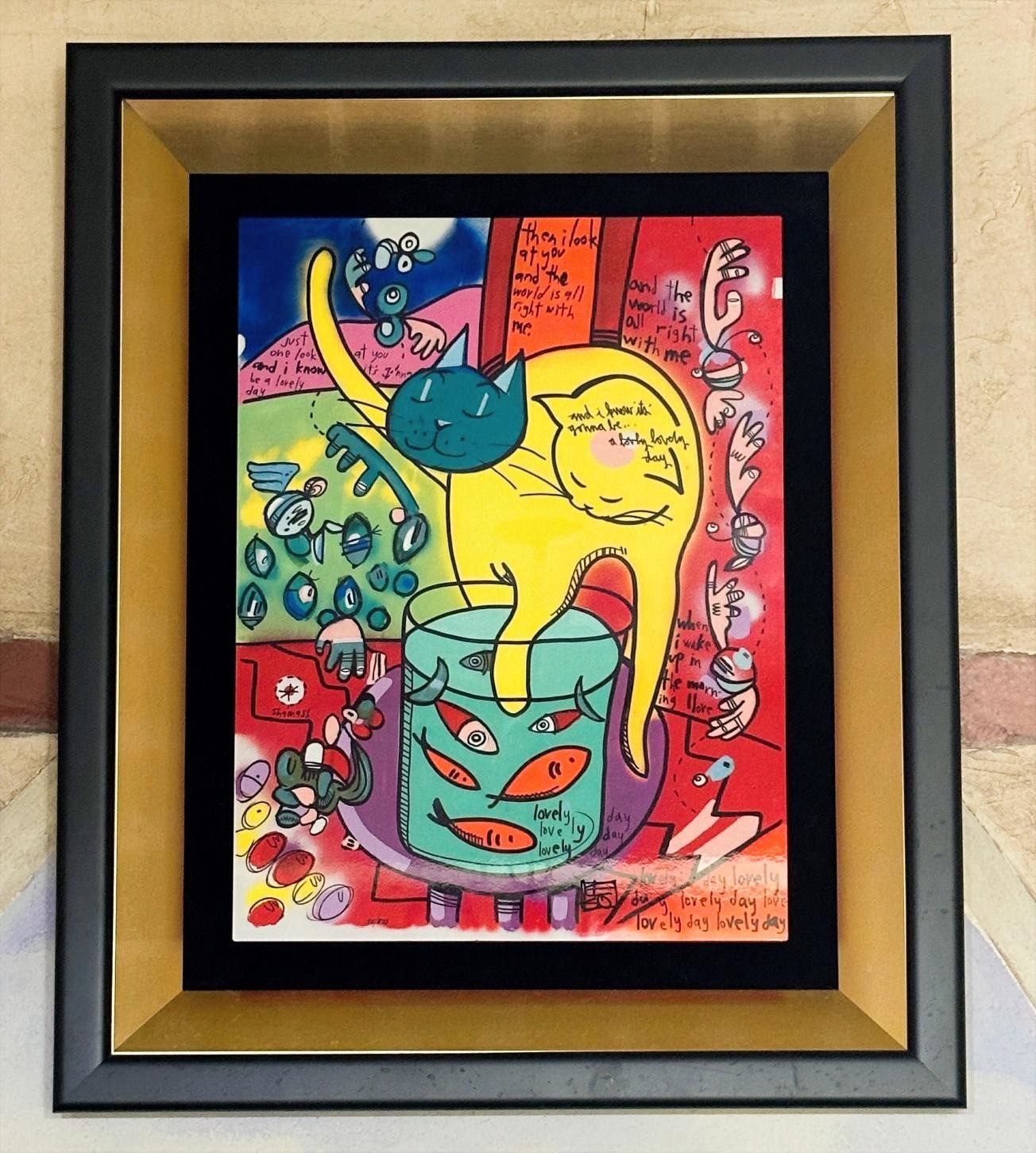 Lebo – Lovely Day – Caldograph – Dye Sublimation on Wood – 20″x15″