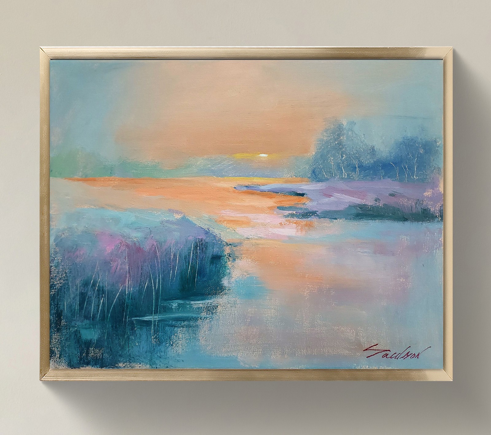 Original Impressionist Painting on 14×11 inch Canvas – Signed by the Artist
