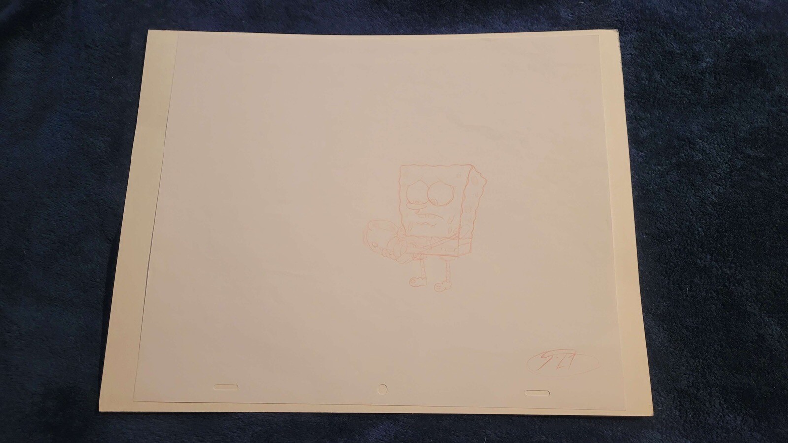 (2000) SpongeBob SquarePants Animation Cel Drawing Sketch