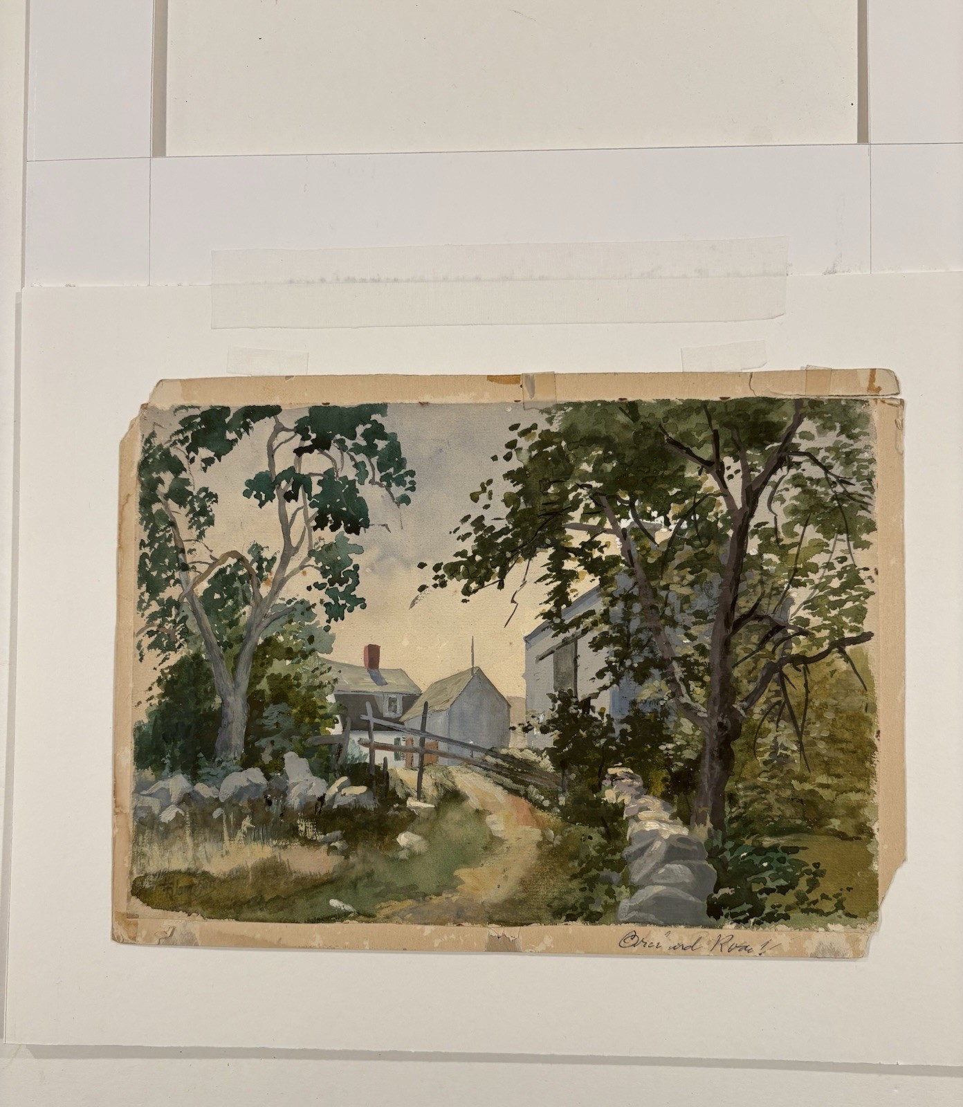 Early To Mid 20th Century Water Color Signed In Lower Left Looks Like Jamison