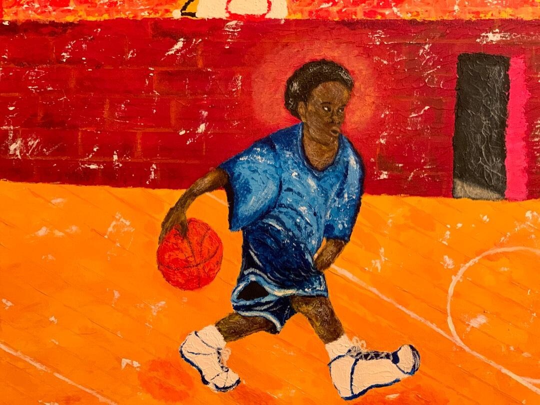 Basketballer, Black Art, Black Lives Matter, African Art, Strong African Male