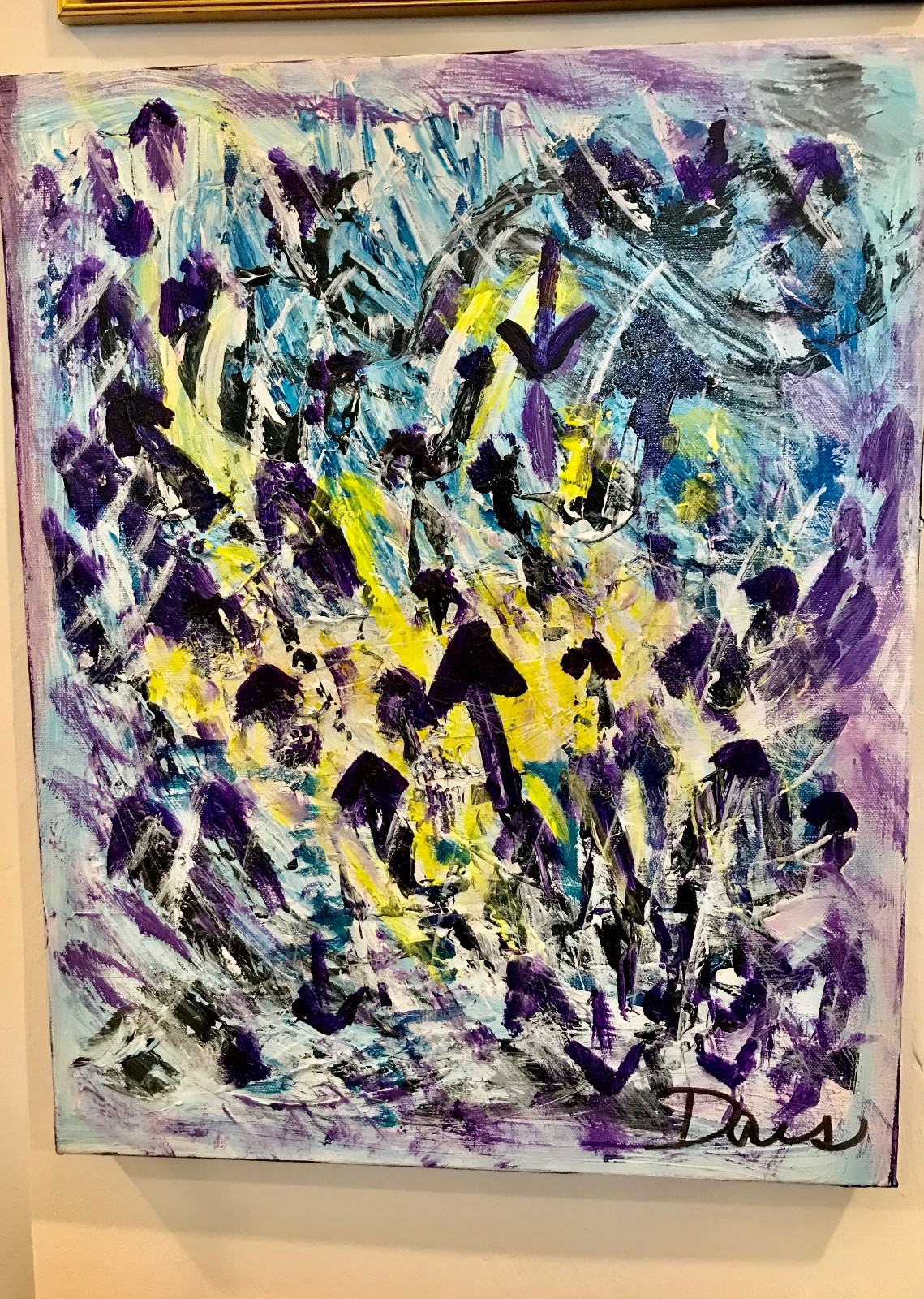 CAPTIIVATING OOAK 30X24 ORIGINAL PAINTING TITLED «DAY TO DAY UPS AND DOWNS «